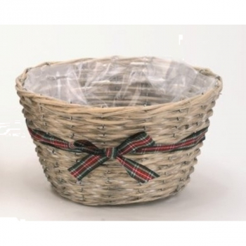 48842 Schale rund, grau, 26 x 14 cm