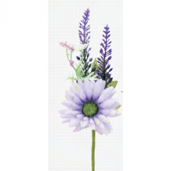 562158 Gerbera lila, 18 x 6 cm, VE:12