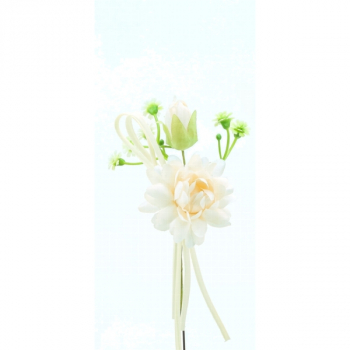 568396 Gerbera Pick weiß, 14 x 6/2,5 cm, VR: 12