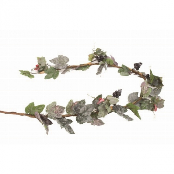 780054 Weinlaubranke mit Trauben, 160 cm lang