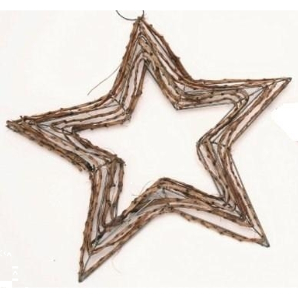 1304 Stern aus Weinrebengeflecht 40 cm