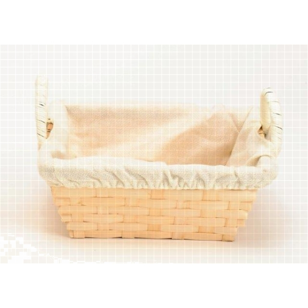 1814 Bambusschale natur, quad., m. St., 22 x 22 x 9 cm