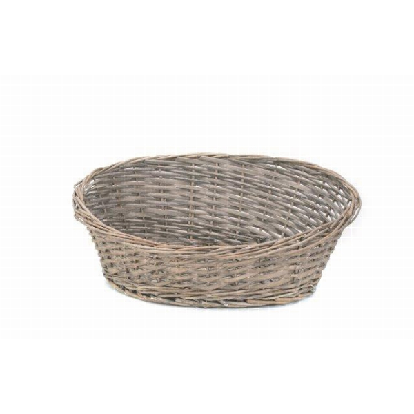 198645 Geschenkkorb ohne Henkel, grau, 45 x 36 x 7/17 cm