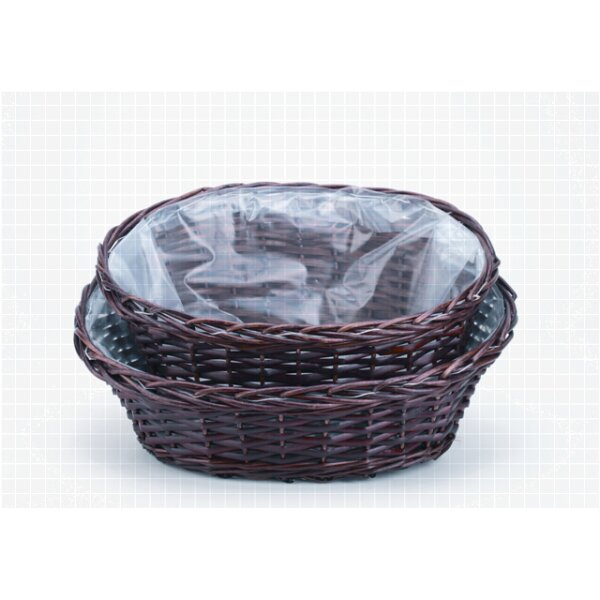 198750 Geschenkkorb braun, 50 x 36 x 11/21 cm