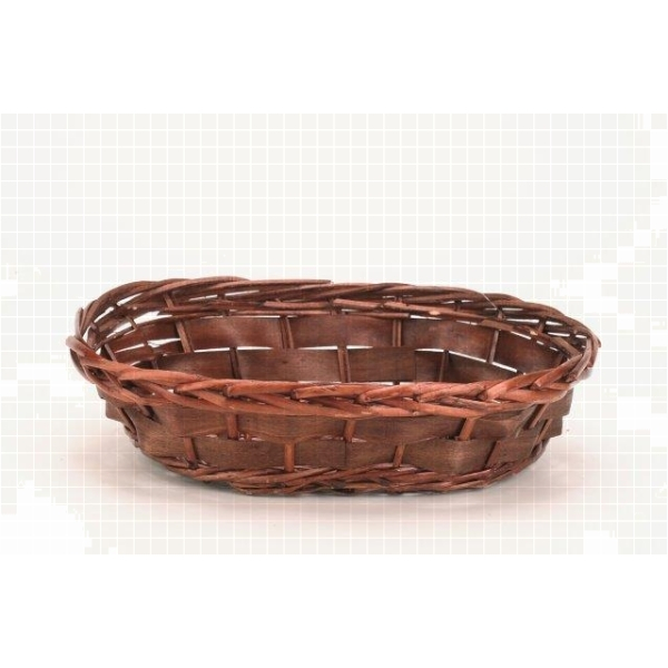 2519 Schale oval, braun, 35 x 27 x 9,5 cm