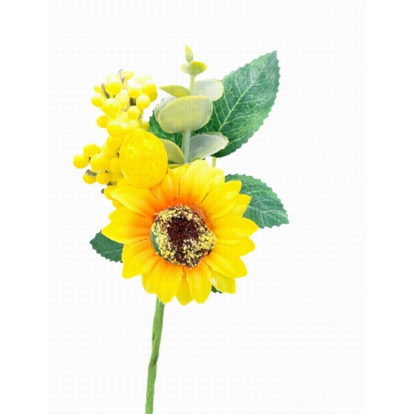 569311 Sonnenblumen Pick, 5,5 x 15 cm, VE: 12
